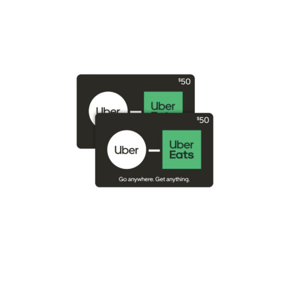 Uber - Two $50 eGift Cards